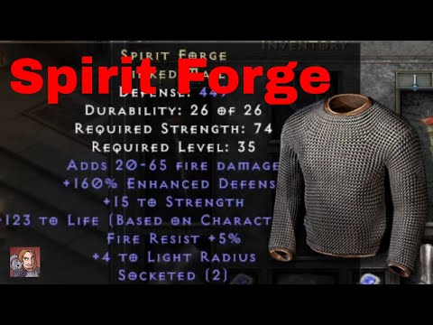 D2R Unique Items - Spirit Forge (Linked Mail)