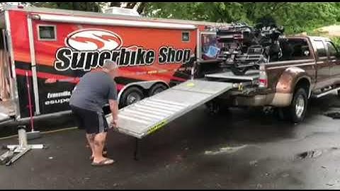 loadall motorcycle ramp (customer video)