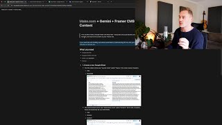 Automating SEO content for Your Framer Site (Make.com + Gemini + Framer)