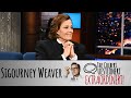 Sigourney Weaver Takes The Colbert Questionert