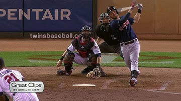 Raburn crushes a two-run homer to left