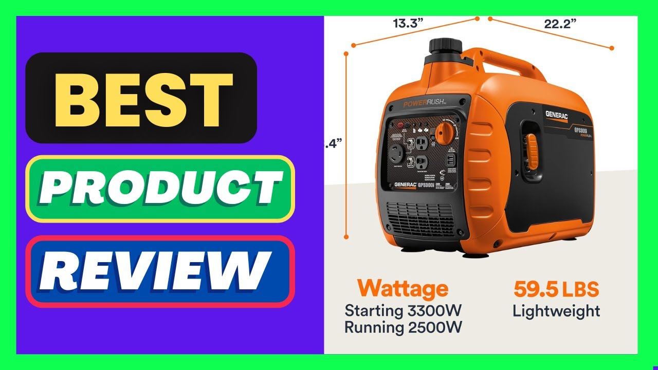 Generac 3,300-Watt Gas Powered Portable