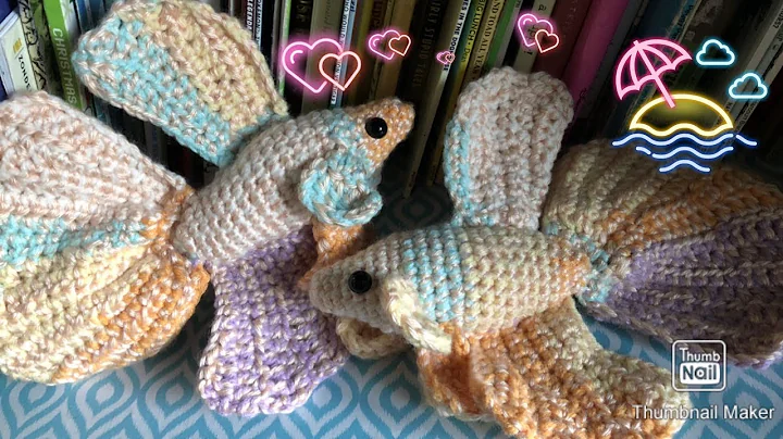 Crochet Beta Fish Amigurumi for A-Long Monday