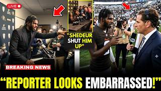 🚨 Sanders CONFRONTS ESPN Reporter TO HIS FACE After VIRAL Footage & the NFL World Goes CRAZY 😳🔥
