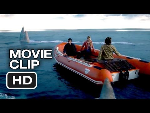 Percy Jackson: Sea of Monsters Movie CLIP - Those Aren't Sharks (2013) - Logan Lerman Movie HD