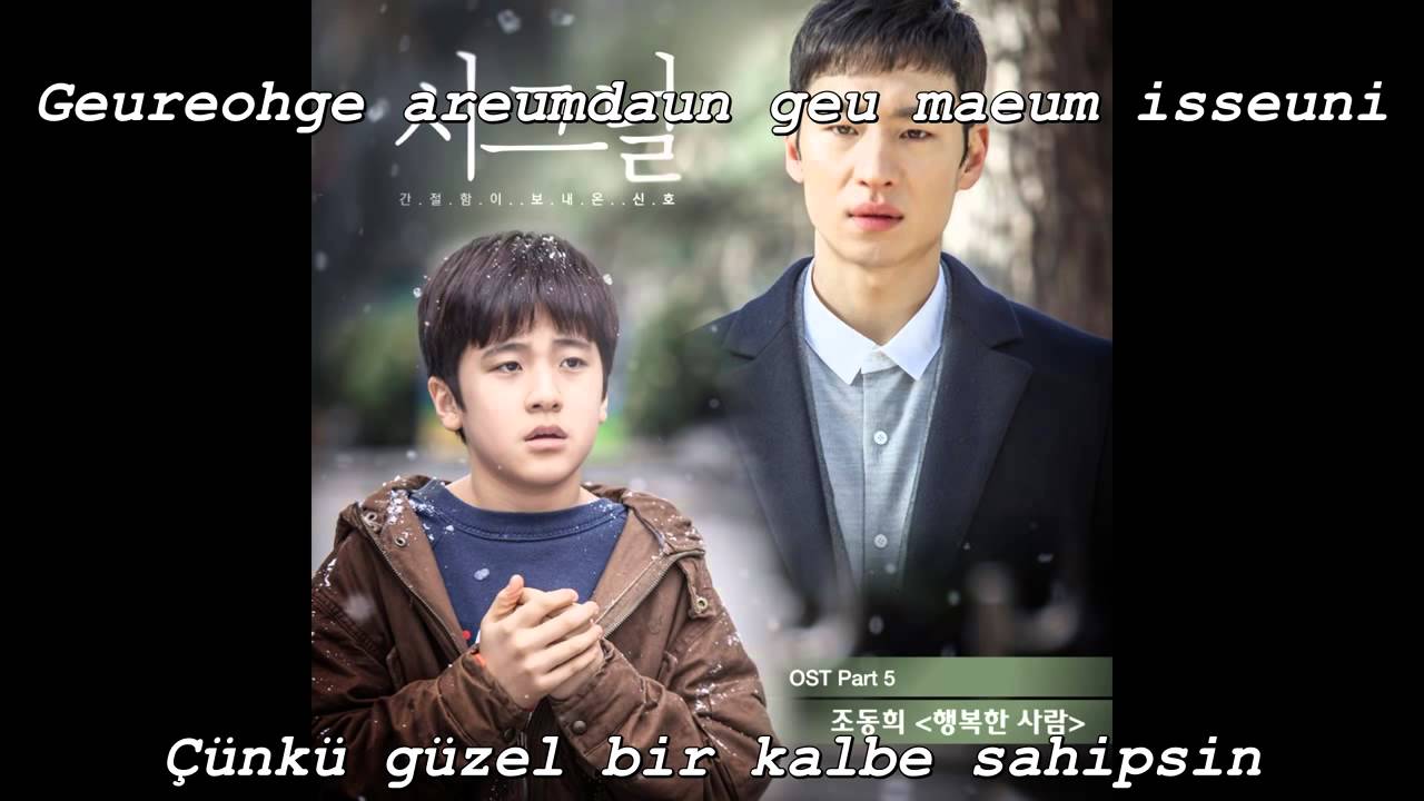 Signal OST Part 5 (Jo Dong Hee - Happy Person ) / Türkçe Altyazılı + Romanization
