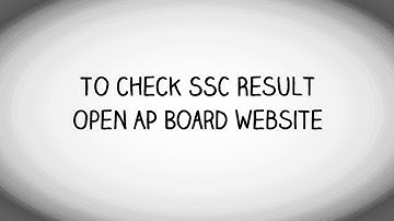 AP SSC Result 2016: Process of Accessing SSC Result 2016