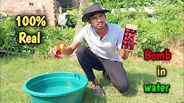 Underwater Diwali Crackers Testing | क्या पानी में पटाखे चलेंगे?