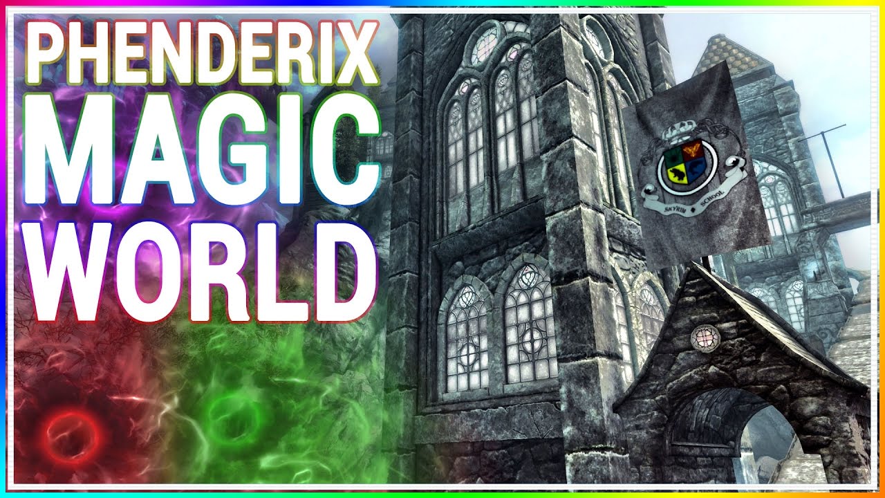 Skyrim Console Mod - Phenderix Magic World DLC (PS4/XB1/PC)