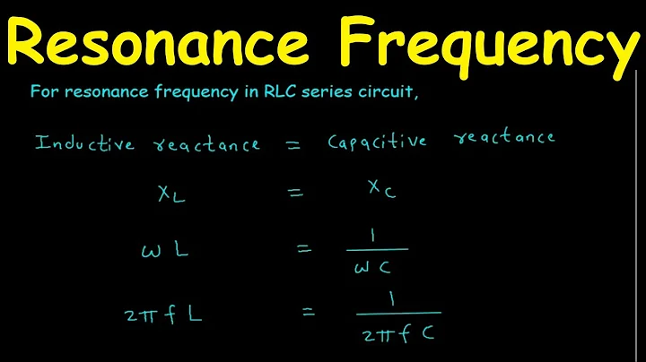 Derive an expression for resonant frequency of series RLC circuit. | Electrical Engineering