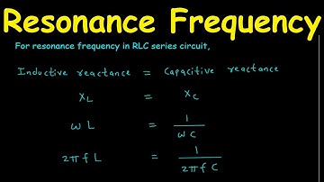 Derive an expression for resonant frequency of series RLC circuit. | Electrical Engineering