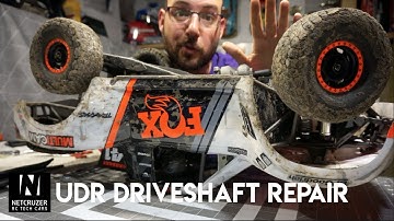 Traxxas UDR Front Driveshaft Repair (the easier way) - Netcruzer RC
