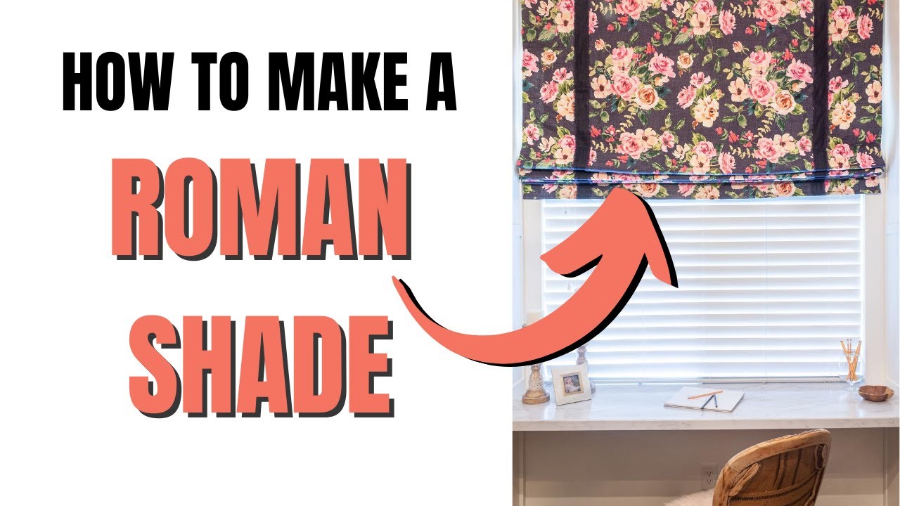 How to Make a Roman Shade YouTube