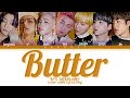 BTS (방탄소년단) Butter Lyrics (Color Coded Lyrics Eng)