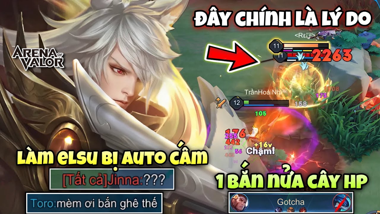 Đây Chính Là Lý Do Khiến Elsu Bị Auto Cấm “ 1 Bắn Nửa Cây HP “ Khiến Team Bạn Chưa Combat Đã Về !!!