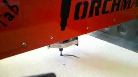 RenzFAB CNC router routing drop ceiling tiles