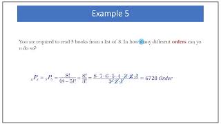 Permutations and Combinations using Excel