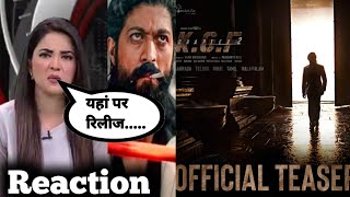 KGF Chapter 2 Teaser | KGF Chapter 2 Teaser Reaction | Pakistani Reaction On KGF 2 Teaser, Yash