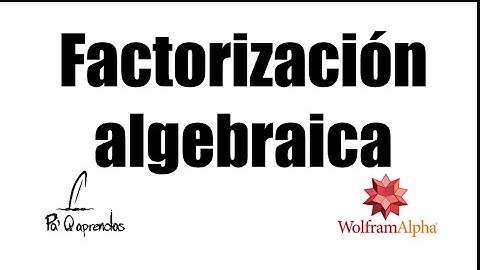 Factorizacion en Wolfram Alpha