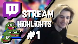 xQc STREAM HIGHLIGHTS #1 - widepeepoHappy