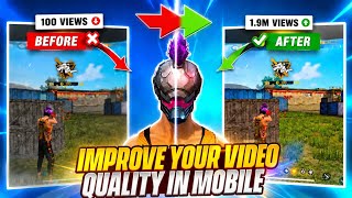 FREE FIRE 4K SHORTS QUALITY TUTORIAL || PC LIKE QUALITY TUTORIAL FOR ANDROID IN 2026