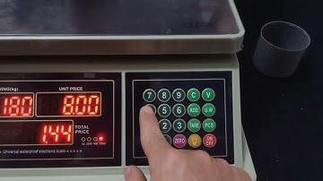 Hướng dẫn sử dụng cân điện tử chống nước QUA832