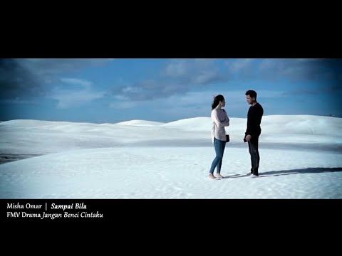 (OST JANGAN BENCI CINTAKU) Misha Omar - Sampai Bila (Lyric Video)