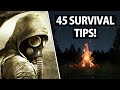 45 Survival/SHTF Tips!