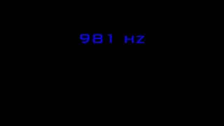 ⒽⓏ| 981 hz Pure Tone Frequency| NO Music , For Meditation, Testing. Black Screen