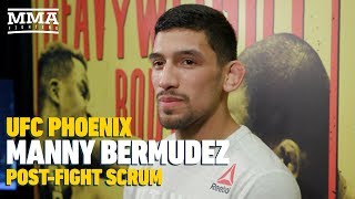 Ufc Phoenix Manny Bermudez Details Botched Weight Cut We Messed Up Mma Fighting