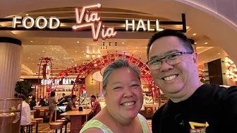 NEWEST Food Hall on the VEGAS STRIP! | Via Via at the Venetian