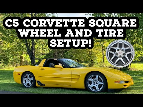 C5 CORVETTE PERFECT SQUARE WHEEL/ TIRE SETUP, 4 REAR Z06 WHEELS! C5 Track Car Ep: 21