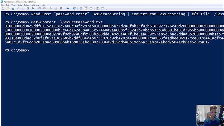 Powershell | Storing secure passwords with Secure Strings PSCredential