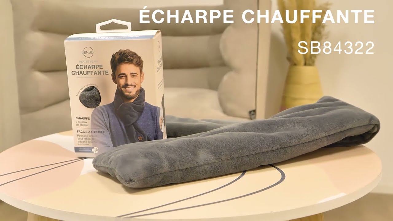 Écharpe chauffante en polaire