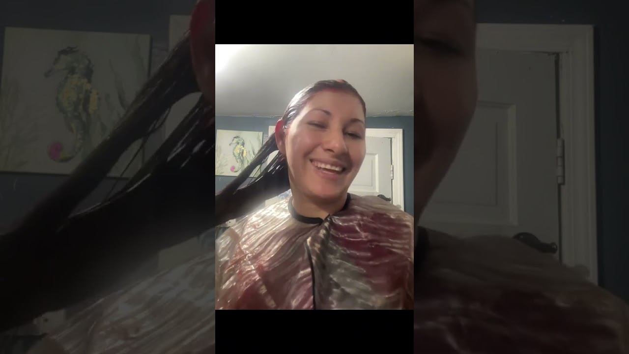 Crimson Red Ion For Dark Hair / Español en cabello virgen #sallybeauty  #beautiful  #beauty #hair