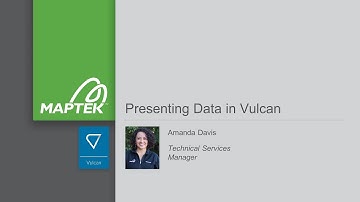 Webinar: Presenting Data in Vulcan