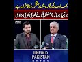 Brigadier (R) Ghazanfar Ali’s Strong Remarks Spark Debate on India’s Policy | Unfold Pakistan