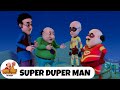 Super Duper Man | Comedy Funny Cartoon | मोटू पतलू | Full Episode 15 | Motu Patlu Tv Show 2024