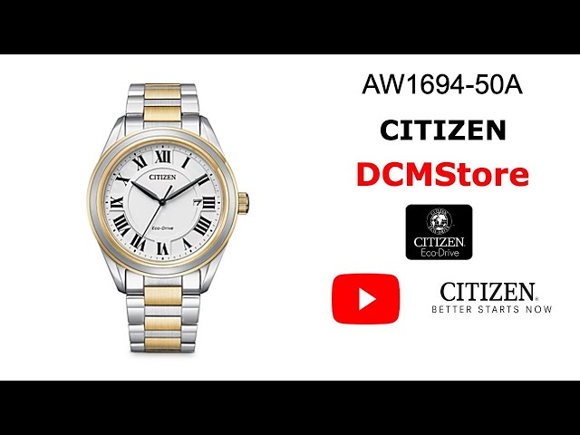 AW1694-50A Citizen Arezzo White Dial Stainless - YouTube