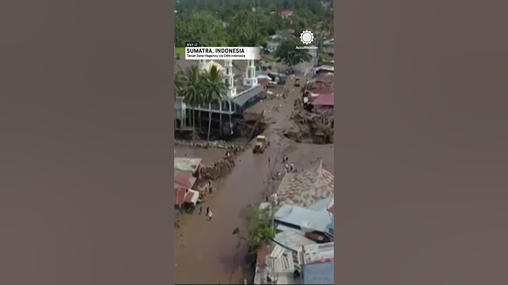Lahar Dingin Mematikan Mengalir dari Gunung Berapi, Banjir Meluas di Indonesia