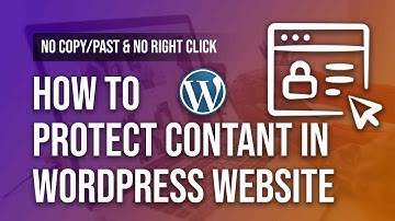 WordPress Content Copy Protection | WP Content Copy Protection & No Right Click | WordPress