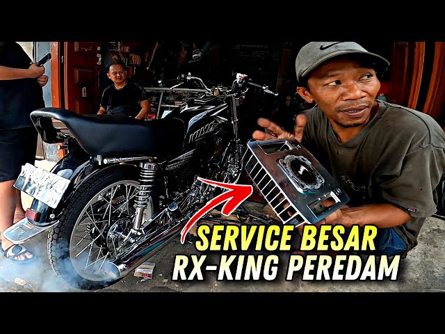 SERVICE BESAR RX KING PEREDAM CHROME BLOK BARU TAPI POWER KURANG | ALAN MOTOVLOG MEDAN class=
