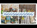 Закупка продуктов на месяц