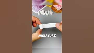 ❤️🧻 DIY Miniature Toilet Paper Rolls – So Tiny & So Cute! 😍