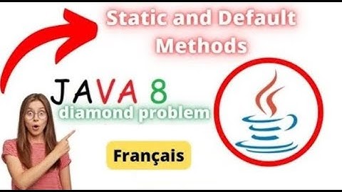 Java 8 - Méthodes statiques et par défaut - Problème du diamant # Français