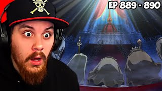 One Piece Episode 889 and 890 REACTION | Marco! The Keeper of Whitebeard's Last Memento!