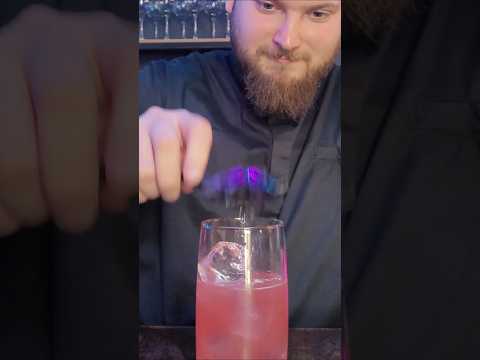 Коктель Лаванда - Малина #коктель #бар #алкоголь #cocktail #drink #алкоголь #bartender