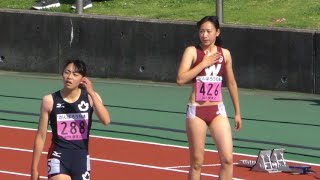 関東インカレ 女子400m 予選1組  村上夏美
