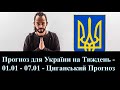 ПРОГНОЗ для УКРАЇНИ на Тиждень - 01.01 - 07.01 - Будьте ОБЕРЕЖНІ - Циганський Прогноз