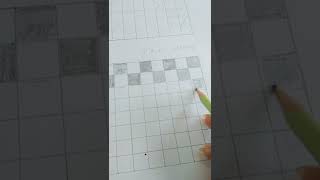 Plain Weave Structure Drawing Pattern Sketch